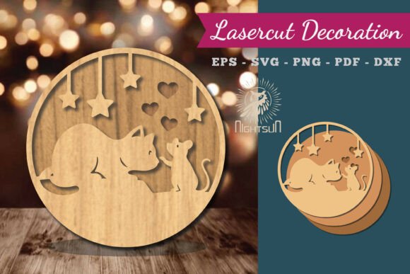 Cat and Mouse Lasercut Round 1
