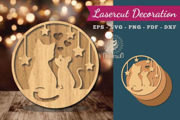 Cat and Mouse Lasercut Round 4