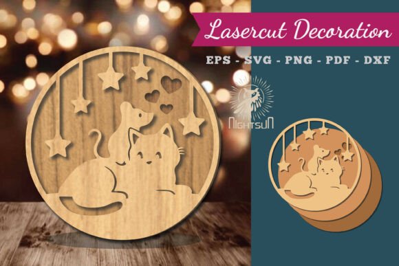 Cat and Mouse Lasercut Round 5