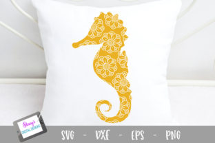 Seahorse - Seahorse with Mandala