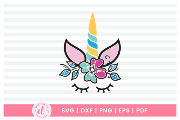 Unicorn Floral SVG – Simple, Sweet & Stitch-Ready